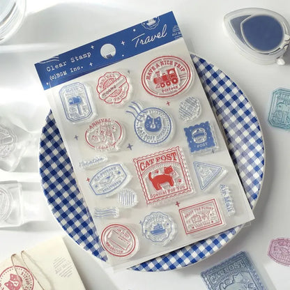 BGM - Sellos de Silicona Transparente - Traveling Stamp