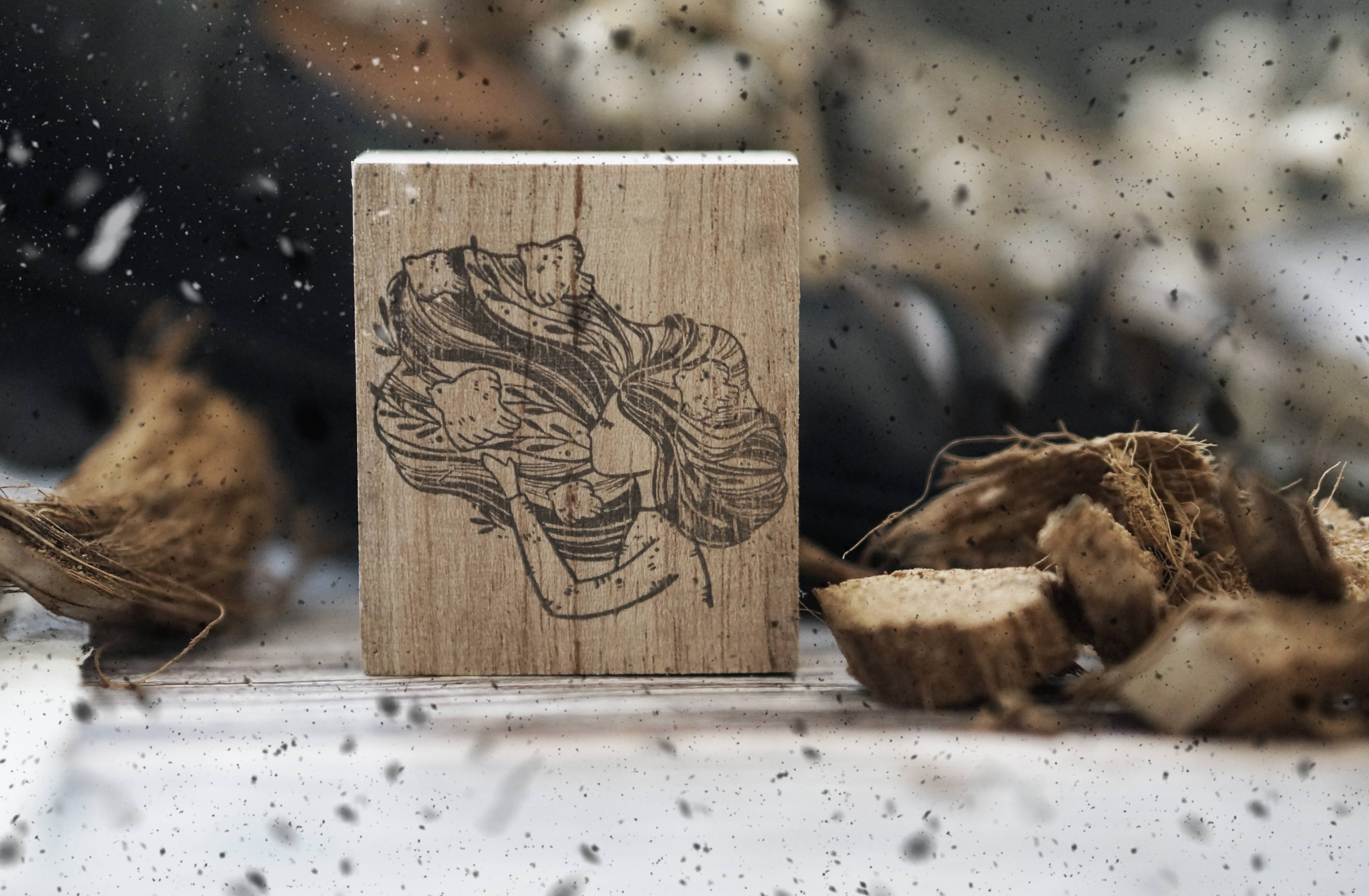 Black Milk Project - Sello de madera - Wishes - Bird Series II