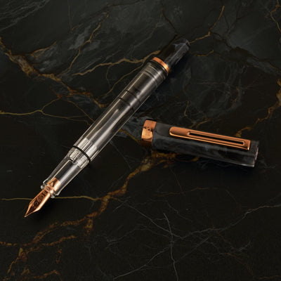 TWSBI - Pluma Estilográfica ECO - Black Marble with Bronze