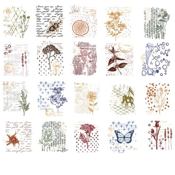 Mr Paper - Pegatinas Bronzing Sticker 40 Ud - Stationery
