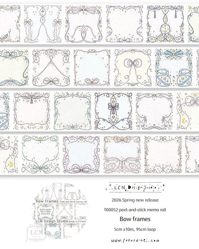 LCN - Notas Adhesivas en Rollo - Bow Frames