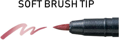 Kuretake - Set 6 Rotuladores BrushPen - Fudebiyori Metallic