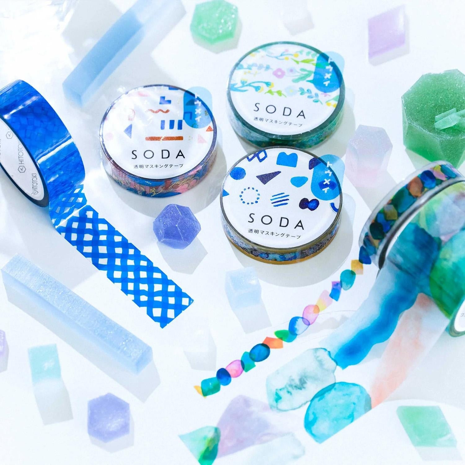 King Jim - PET Tape 15 mm - Cross SODA