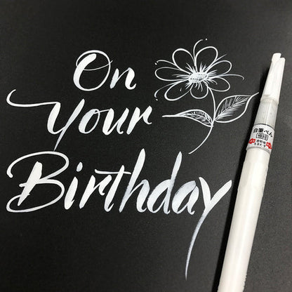Kuretake - Cartucho Recambio Brush Pen - White - ZIG Cartoonist