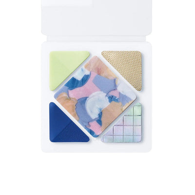King Jim - Pegatinas - Chiffon Yellow COFFRET SQUARE