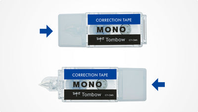 Tombow - Corrector de cinta Negro - MONOpocket