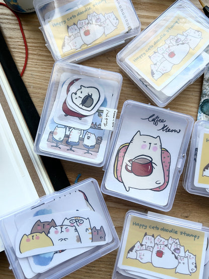 CatDoo - Cajita Pegatinas Die Cut - Box 4 Collection Series