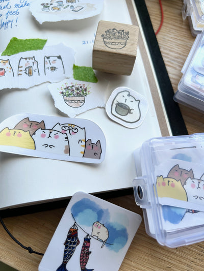 CatDoo - Cajita Pegatinas Die Cut - Box 4 Collection Series