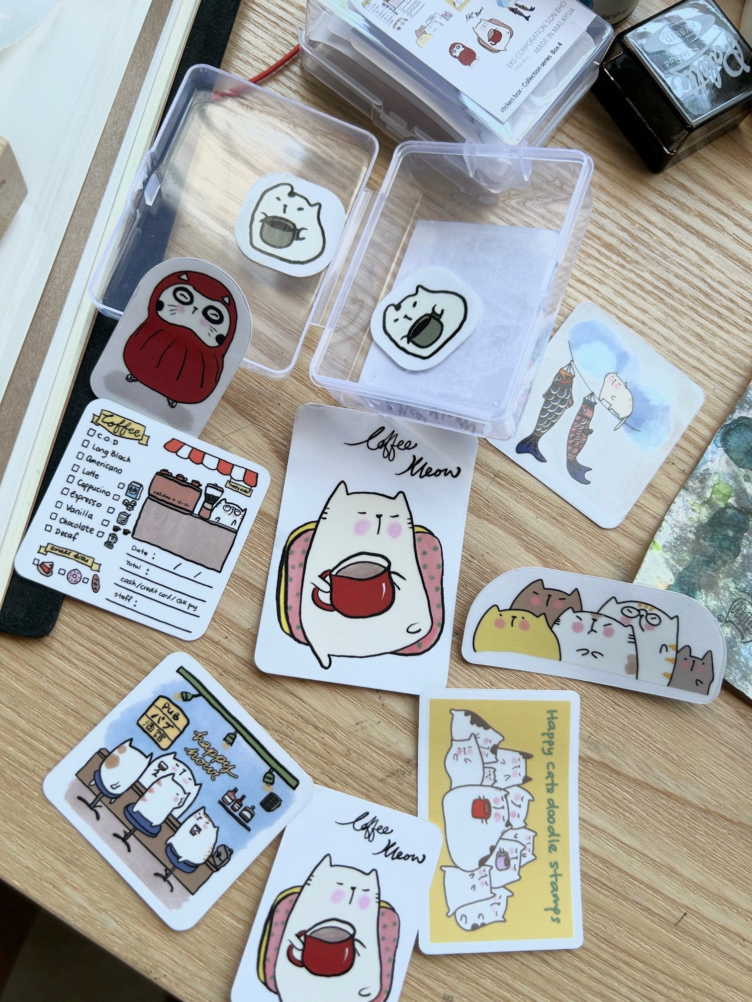 CatDoo - Cajita Pegatinas Die Cut - Box 4 Collection Series