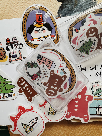 CatDoo - Cajita Pegatinas Die Cut - The Cat Nutcracker