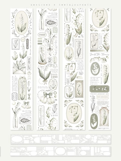 Leela Journals - Washi Tape 50mm - Lily of the Valley