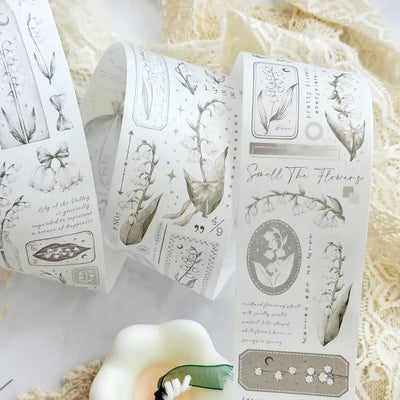 Leela Journals - Washi Tape 50mm - Lily of the Valley