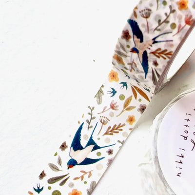 Nikki Dotti - Washi Tape - Swallows