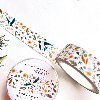 Nikki Dotti - Washi Tape - Swallows