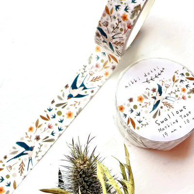 Nikki Dotti - Washi Tape - Swallows