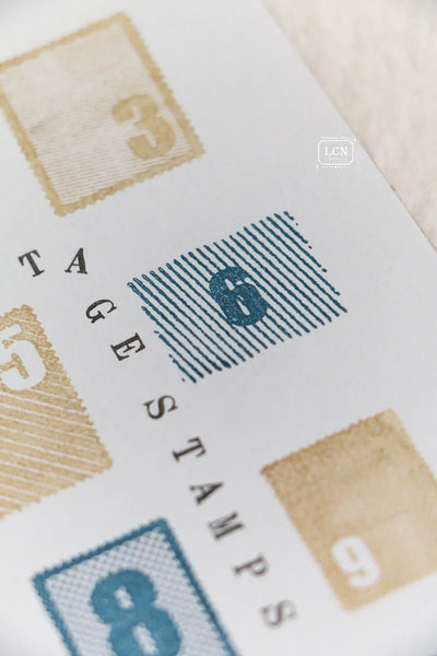 LCN - Sellos de Silicona Transparente para Fondos - Postage Stamps