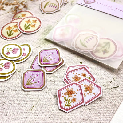 Nikki Dotti - Pegatinas Sticker Flakes 20 ud - Flowers