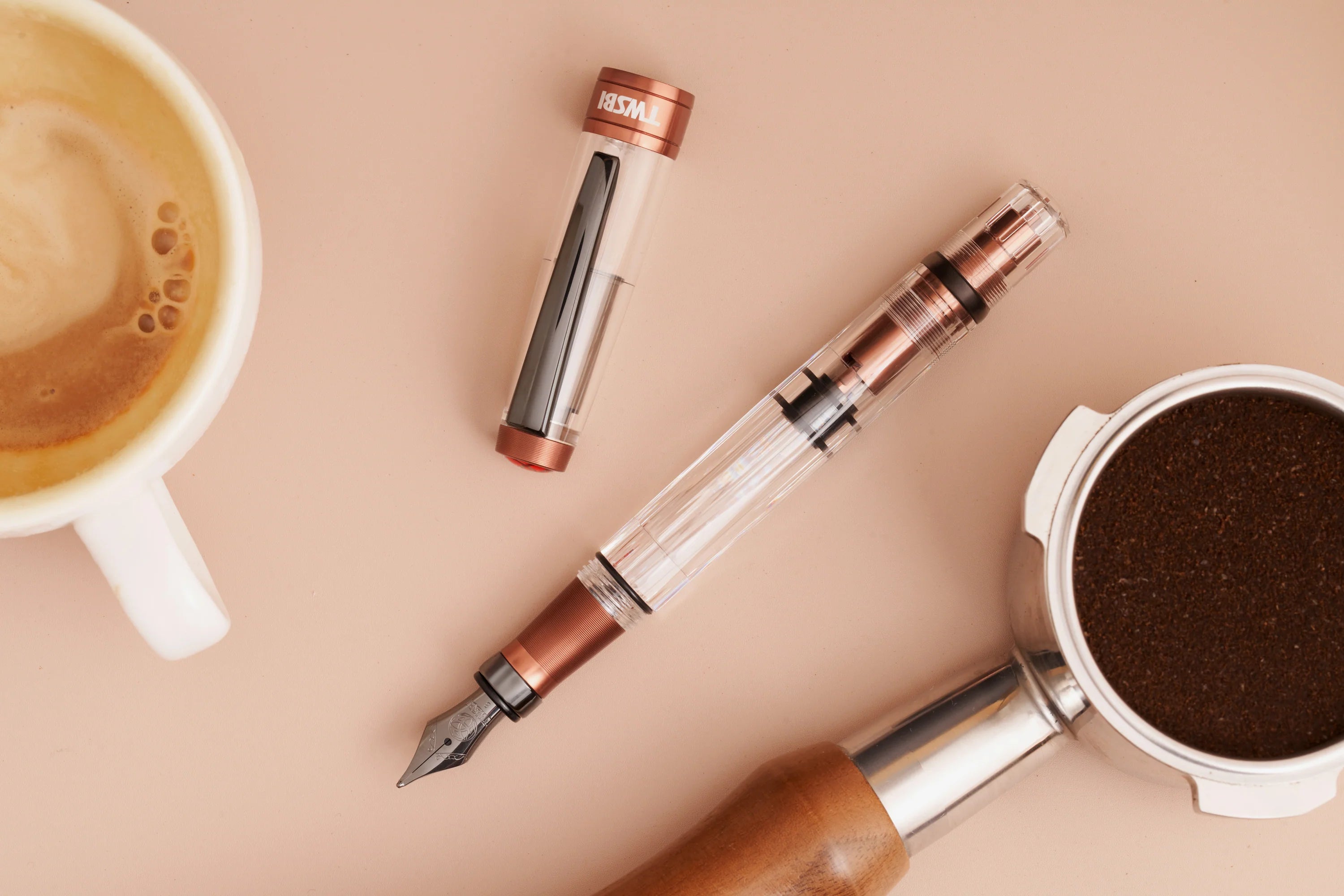 TWSBI - Pluma Estilográfica Diamond 580 ALR - Affogato with Onyx