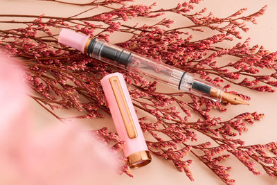 TWSBI - Pluma Estilográfica ECO - Pink Lemonade with Bronze