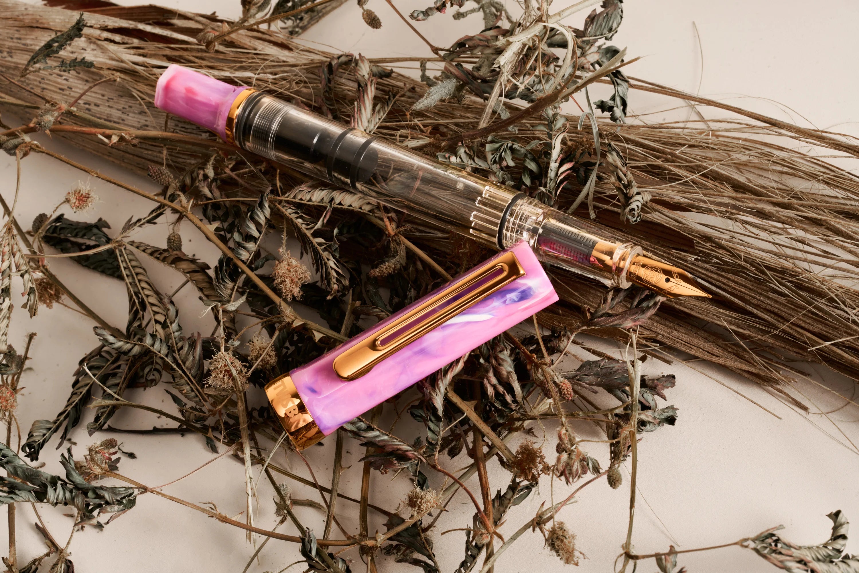 TWSBI - Pluma Estilográfica ECO - Fluorite Purple with Bronze
