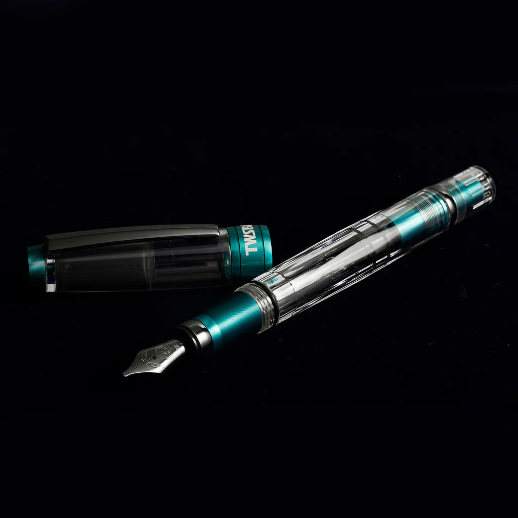 TWSBI - Pluma Estilográfica Diamond 580 ALR - Caribbean with Onyx