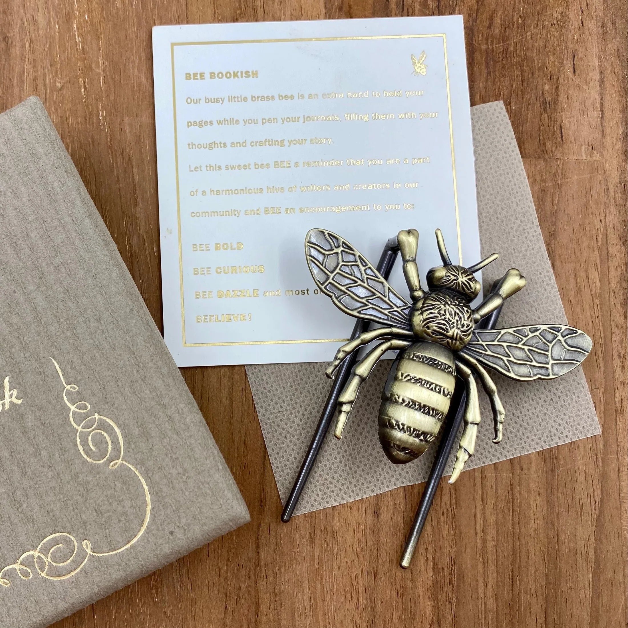 EsterBrook - Sujetalibros - Bee Book Holder