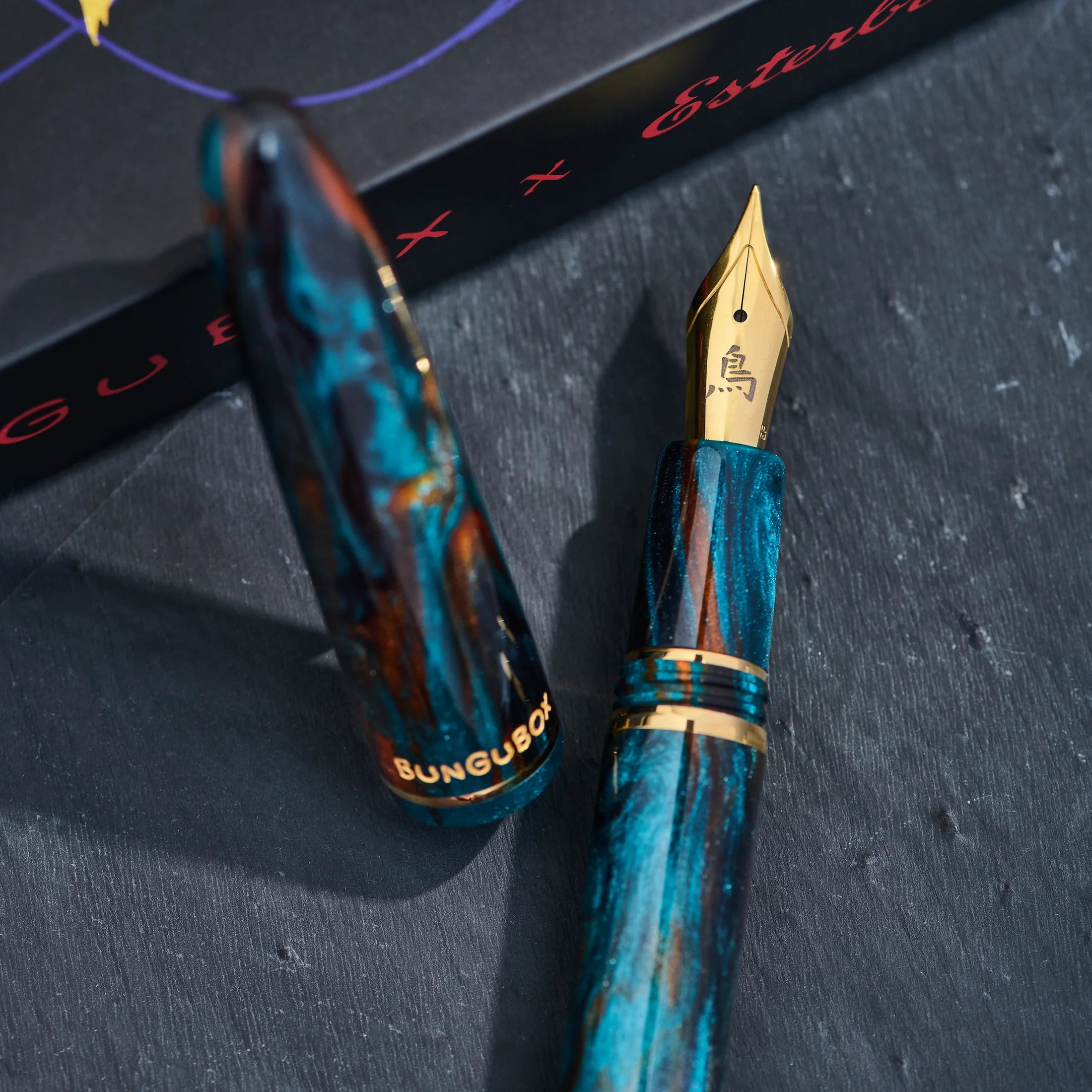 EsterBrook - Pluma Estilográfica - ESTIE Kingfisher Edition