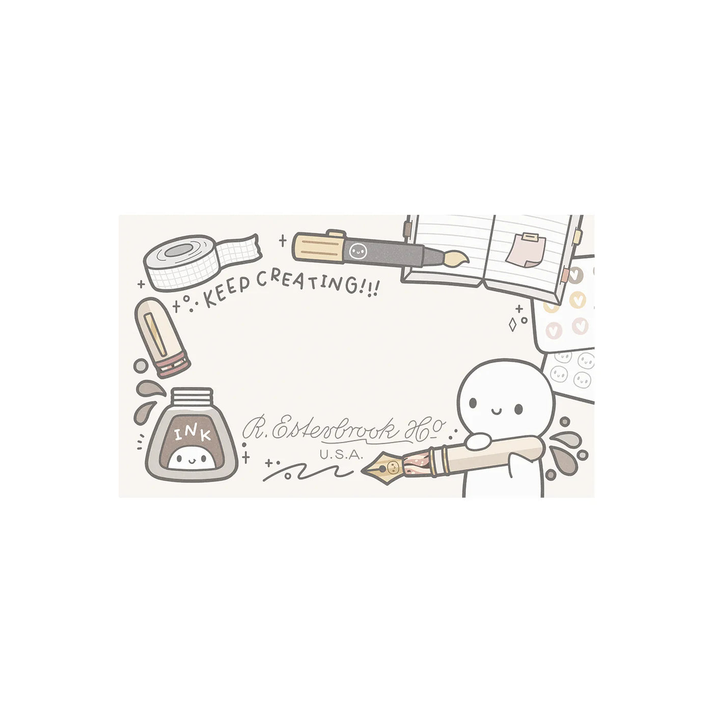 EsterBrook x TheCoffeeMonsterzCo - Papel Secante - Blotter Paper