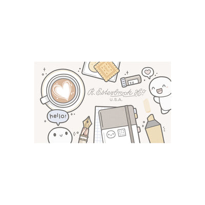 EsterBrook x TheCoffeeMonsterzCo - Papel Secante - Blotter Paper
