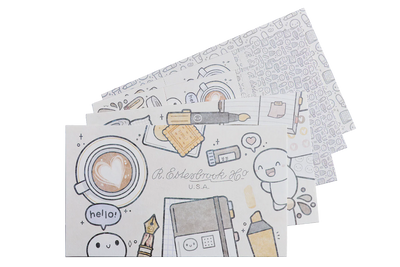 EsterBrook x TheCoffeeMonsterzCo - Papel Secante - Blotter Paper