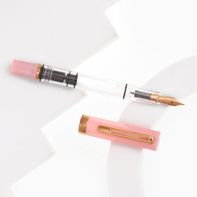 TWSBI - Pluma Estilográfica ECO - Pink Lemonade with Bronze