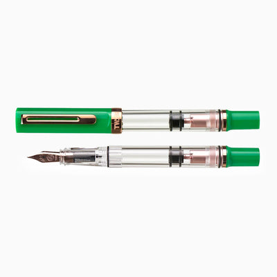 TWSBI - Pluma Estilográfica ECO-T - Set con Tinta - Royal Jade RoseGold