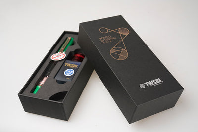TWSBI - Pluma Estilográfica ECO-T - Set con Tinta - Royal Jade RoseGold