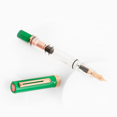 TWSBI - Pluma Estilográfica ECO-T - Set con Tinta - Royal Jade RoseGold