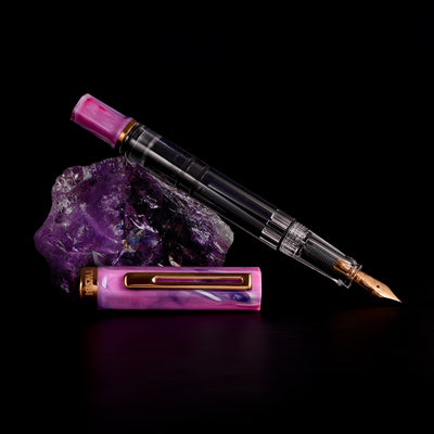 TWSBI - Pluma Estilográfica ECO - Fluorite Purple with Bronze