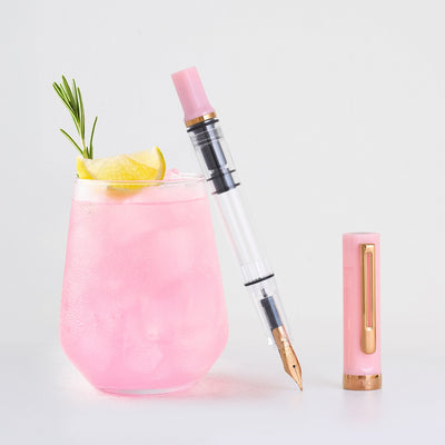 TWSBI - Pluma Estilográfica ECO - Pink Lemonade with Bronze
