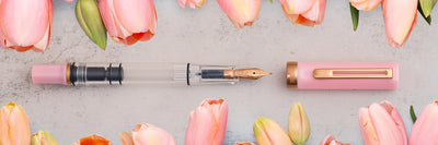 TWSBI - Pluma Estilográfica ECO - Pink Lemonade with Bronze