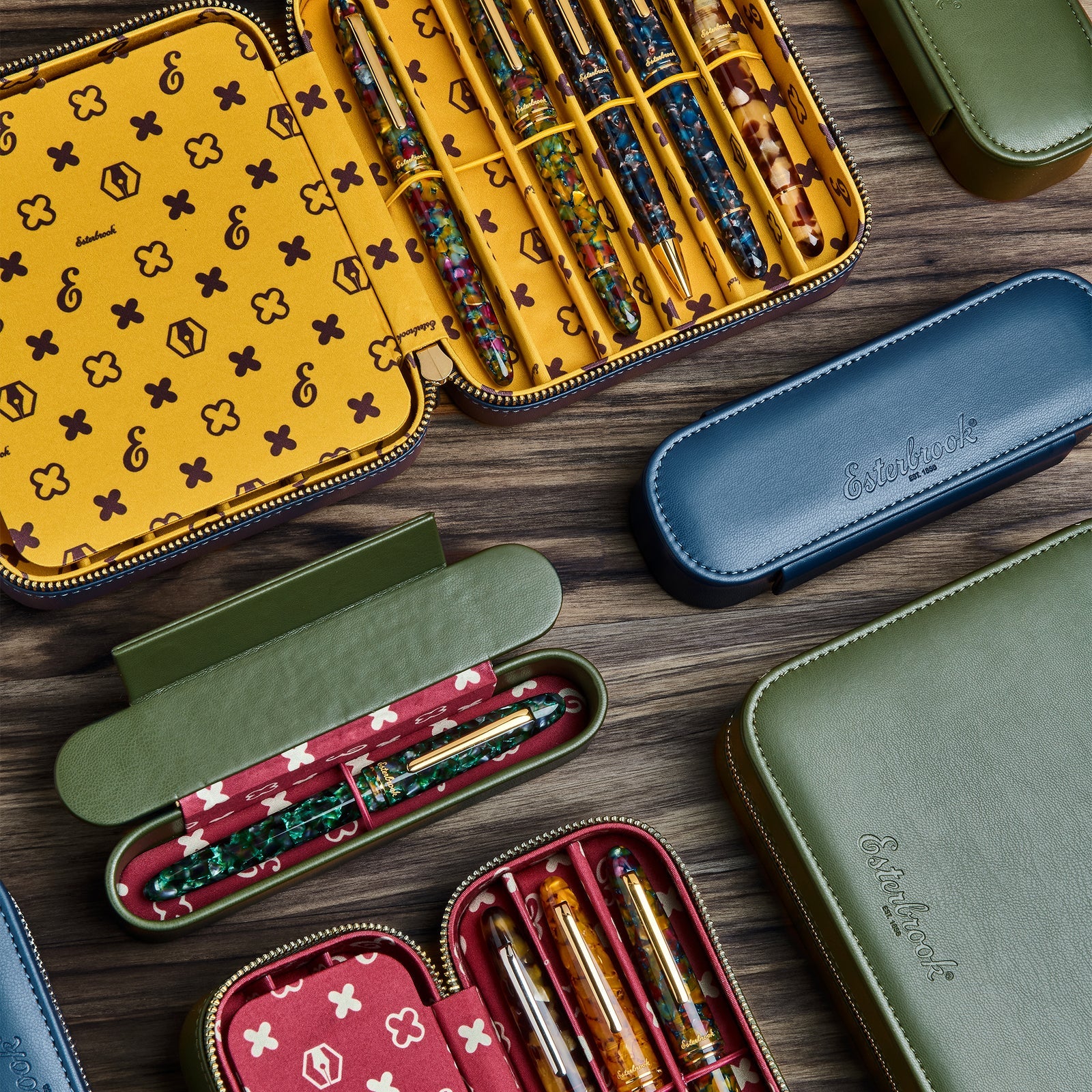 EsterBrook - Estuche para 3 Bolígrafos  - NOOK