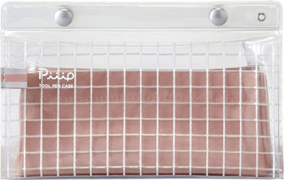 Kokuyo - Estuche grande - Rosa - Tool Pen Case - Piiip