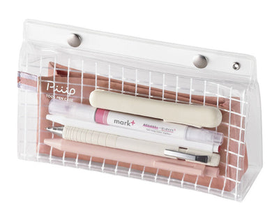 Kokuyo - Estuche grande - Rosa - Tool Pen Case - Piiip