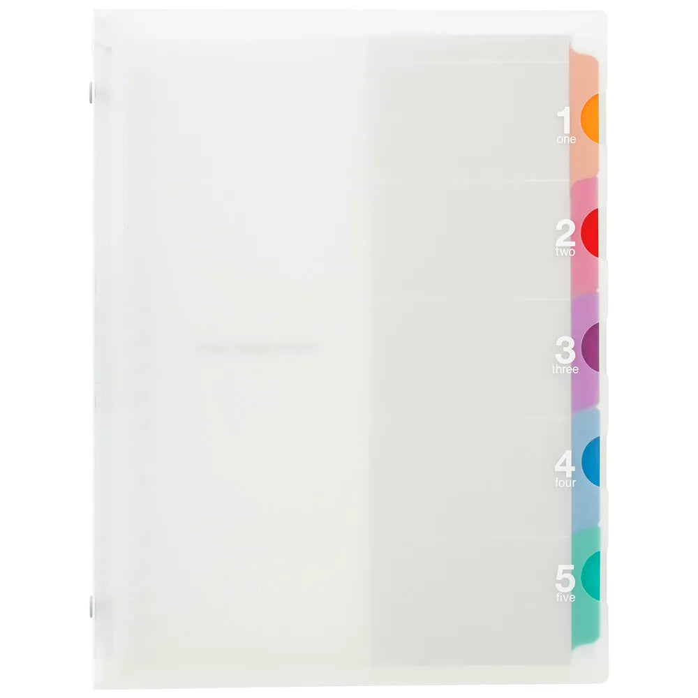 Maruman - Archivador A5 Transparente - 5 Chart