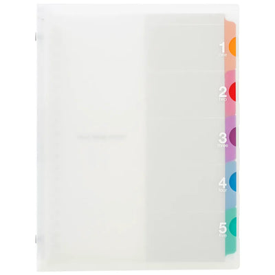 Maruman - Archivador A5 Transparente - 5 Chart