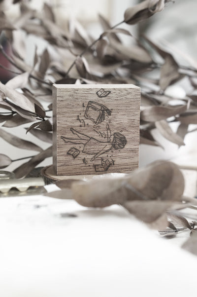 Black Milk Project - Sello de madera - Floating Stories - Pages of me