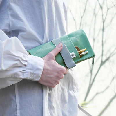 Yamamoto Paper - Estuche de tela Verde- RO-BIKI NOTE