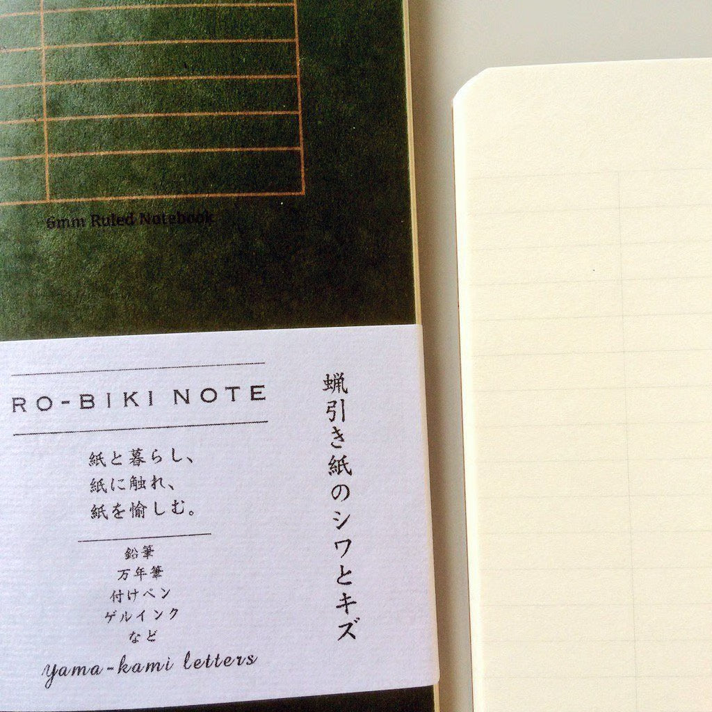Yamamoto Paper - Cuaderno Rayas 6mm - RO-BIKI NOTE