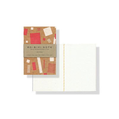 Yamamoto Paper - Cuaderno Liso Cuadrados Rojos - RO-BIKI NOTE