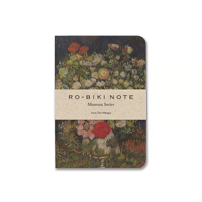 Yamamoto Paper - Cuaderno Puntos BOUQUET OF FLOWERS - RO-BIKI NOTE - Museum Series