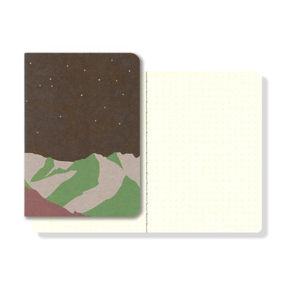 Yamamoto Paper - Cuaderno Puntos Mountain - RO-BIKI NOTE - Shape Series