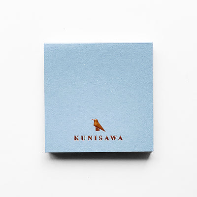 Kunisawa - Bloc de notas adhesivo - Blue mist