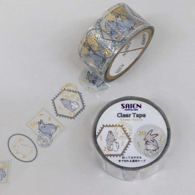 SAIEN - Washi Tape Transparente - Conejo HR-1011